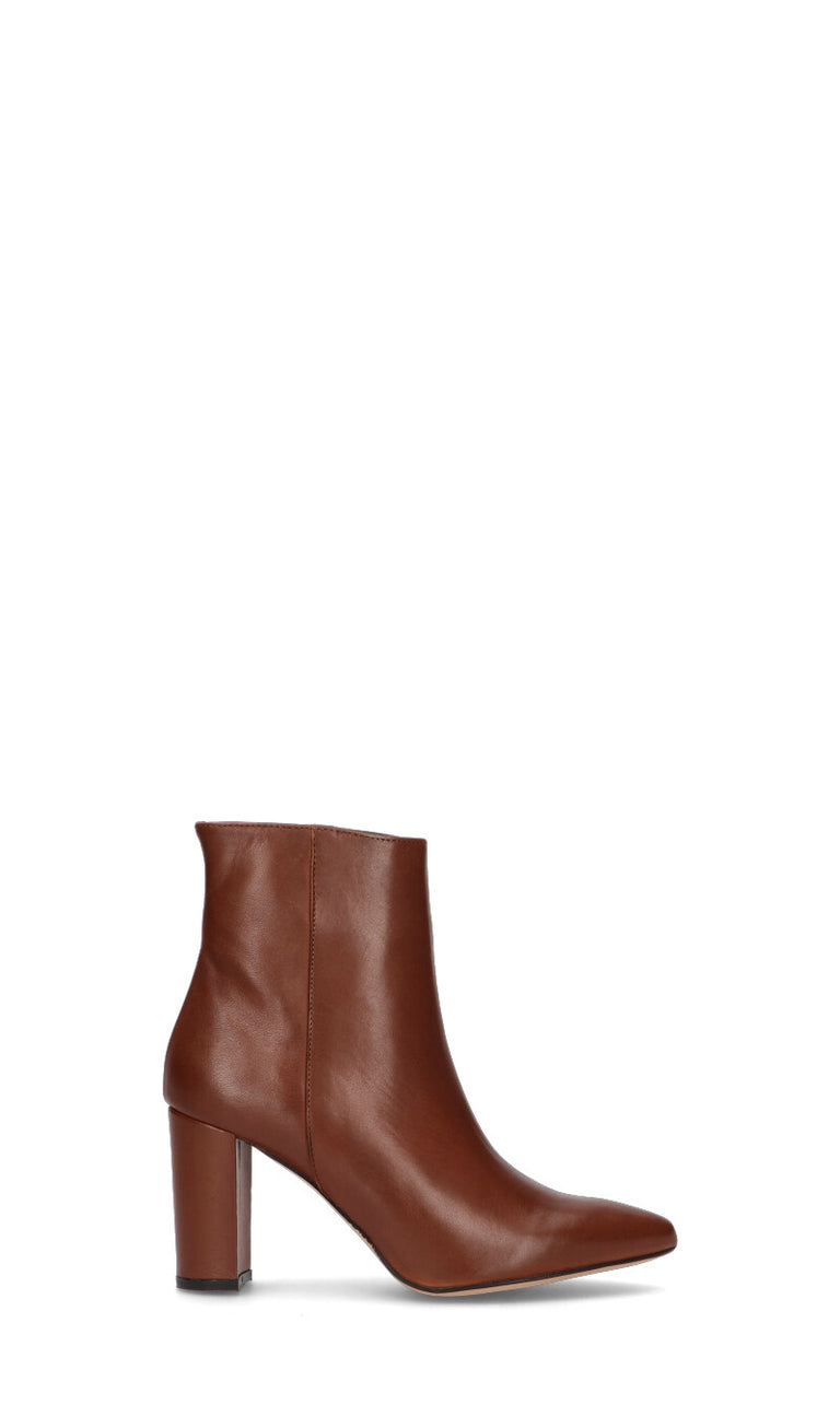 RABARBARO Tronchetto donna cuoio in pelle