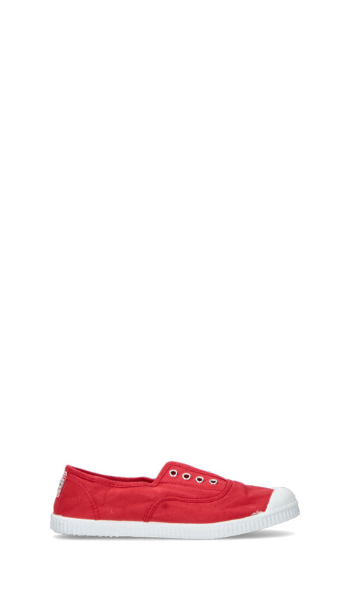 CIENTA Sneaker bimba rossa in tessuto