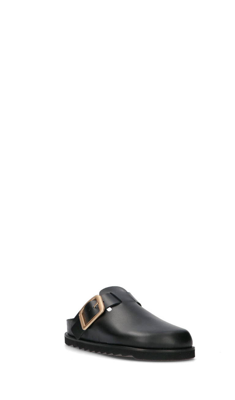 FREEDOM Sabot donna nera in pelle