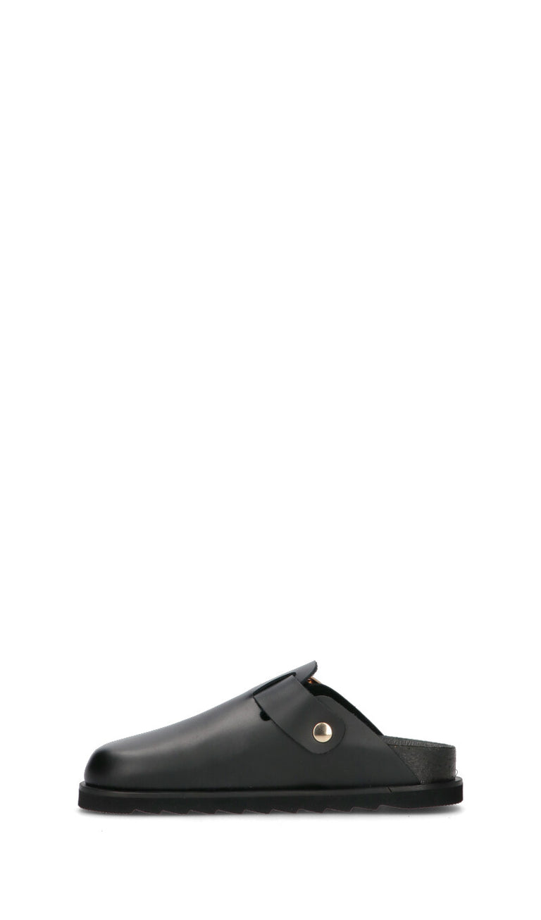 FREEDOM Sabot donna nera in pelle