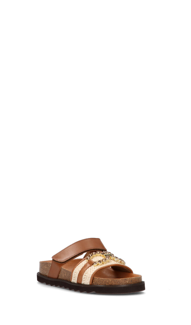 FREEDOM Ciabatta donna cuoio in pelle