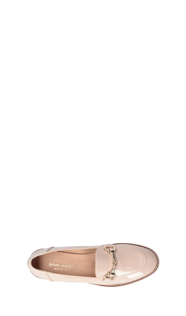 REBECCA VAN DIK Mocassino donna nude