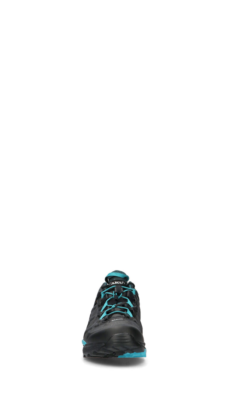 AKU Scarpa trekking uomo nera/celeste in gore-tex