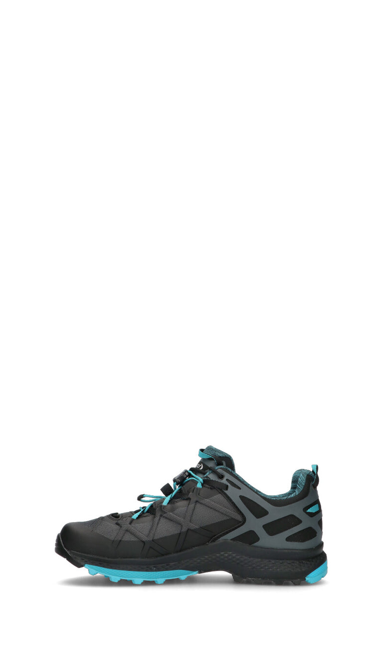 AKU Scarpa trekking uomo nera/celeste in gore-tex