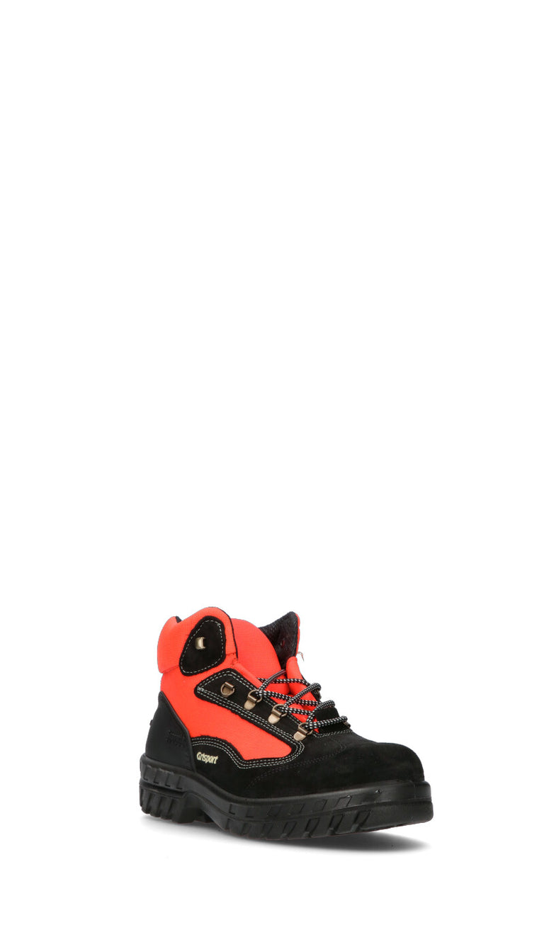 GRISPORT Pedula uomo nera/arancione in suede