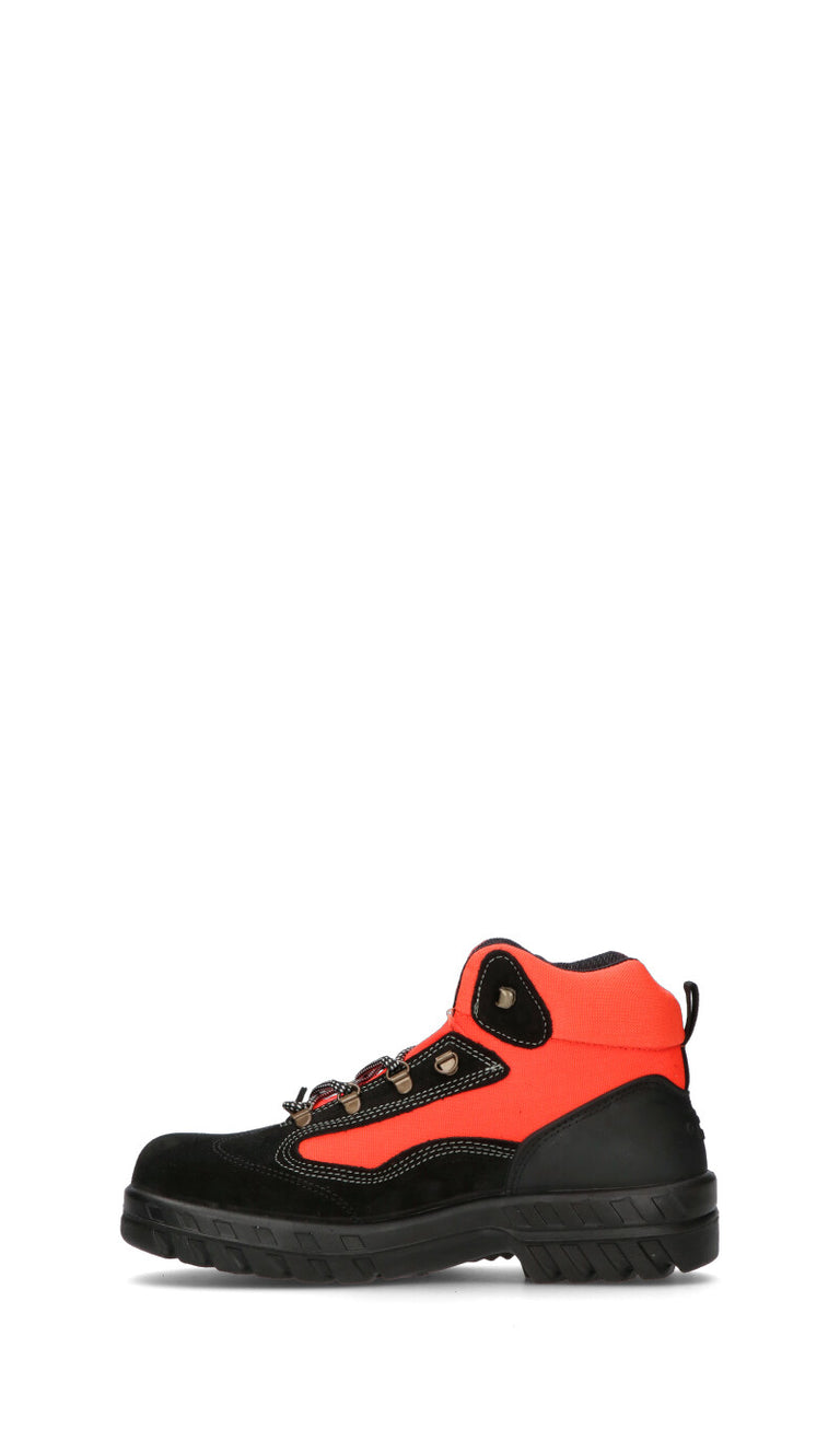 GRISPORT Pedula uomo nera/arancione in suede