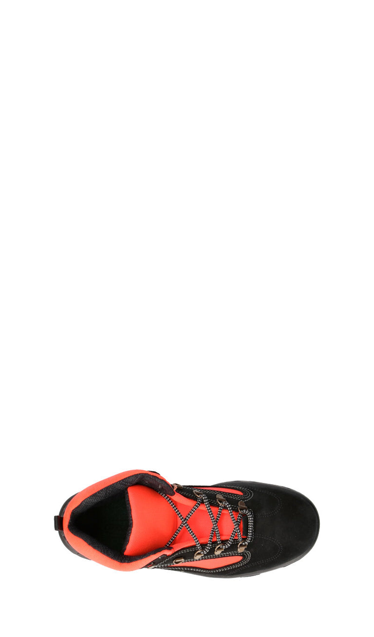 GRISPORT Pedula uomo nera/arancione in suede