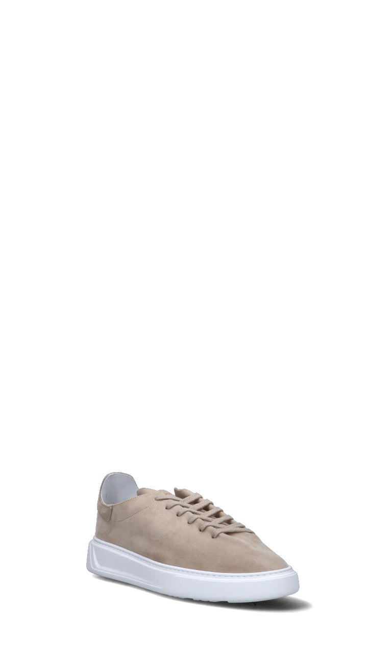 STOKTON Sneaker uomo beige in suede