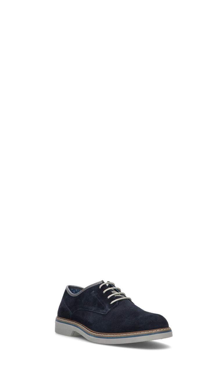 IGI&CO Stringata uomo blu in suede