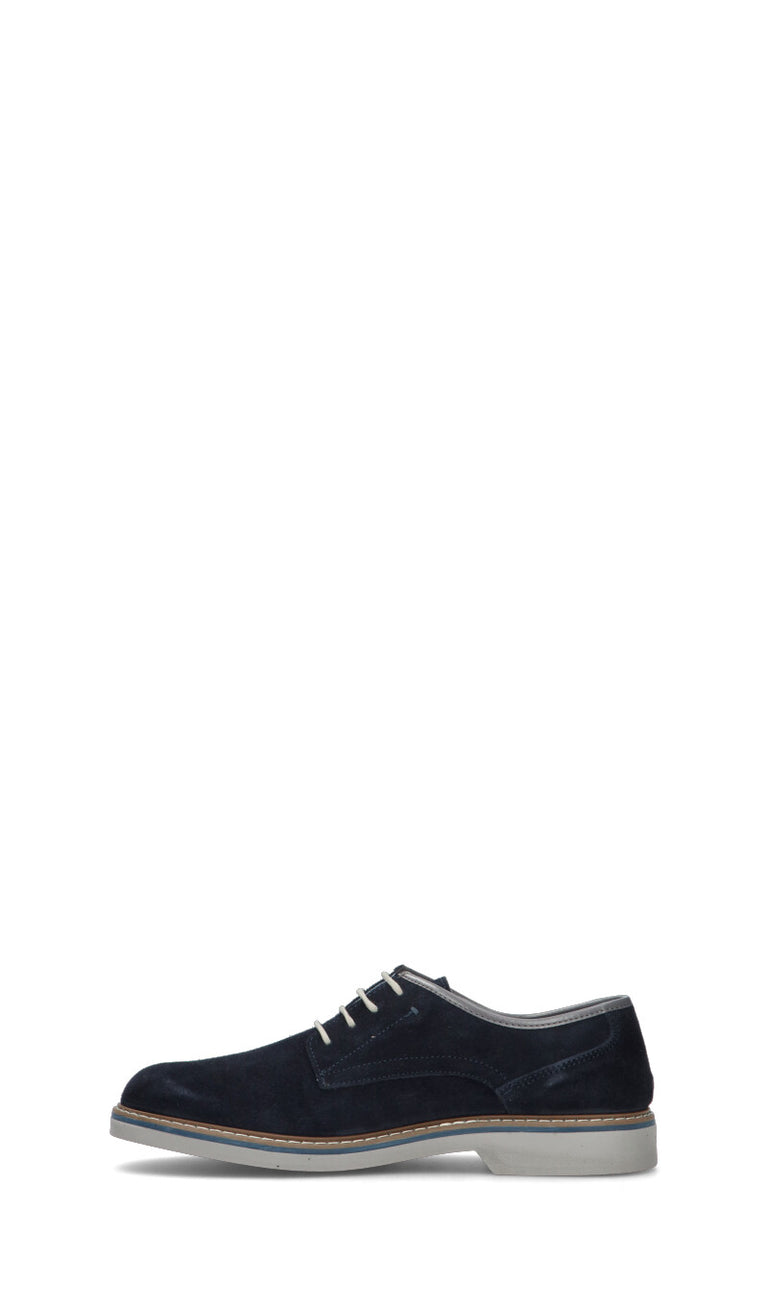 IGI&CO Stringata uomo blu in suede