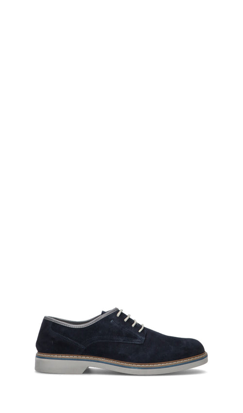 IGI&CO Stringata uomo blu in suede