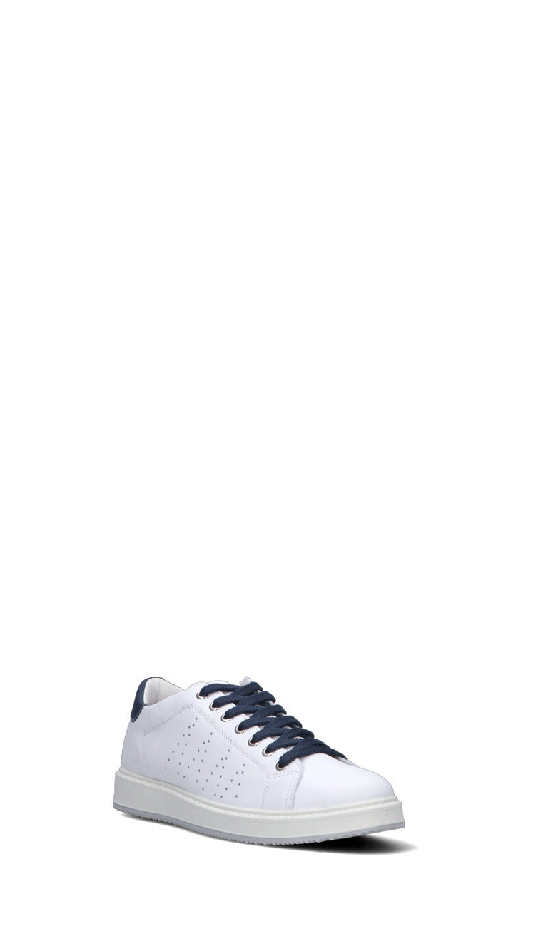 IGI&CO Sneaker uomo bianca/blu in pelle