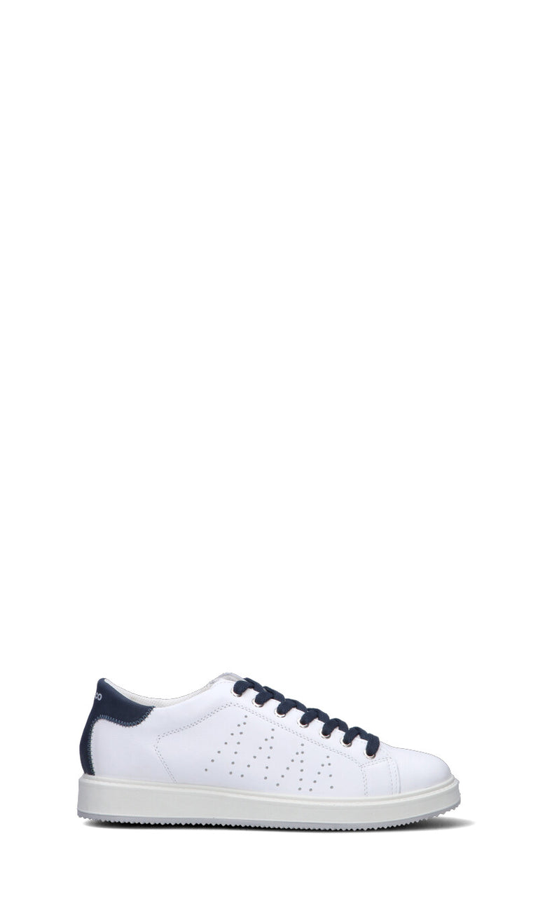 IGI&CO Sneaker uomo bianca/blu in pelle
