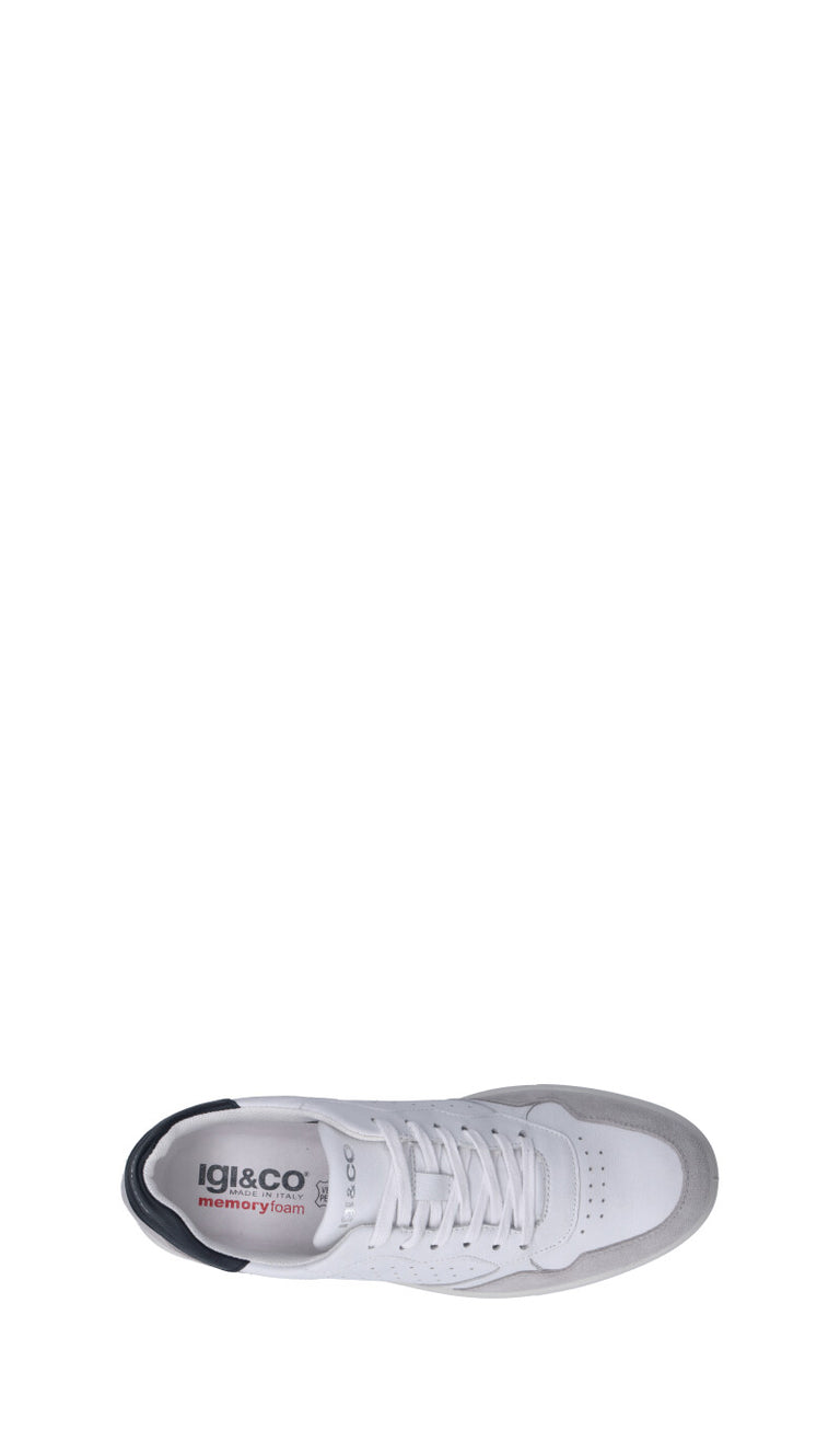 IGI&CO Sneaker uomo bianca/blu in pelle
