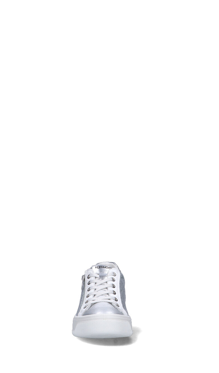 IGI&CO Sneaker donna argento in pelle