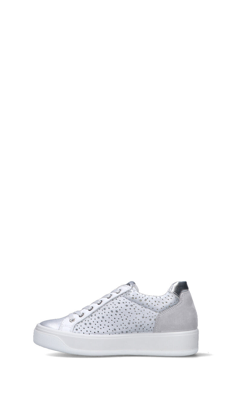 IGI&CO Sneaker donna argento in pelle