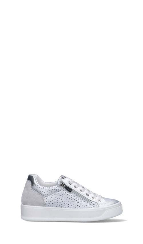 IGI&CO Sneaker donna argento in pelle
