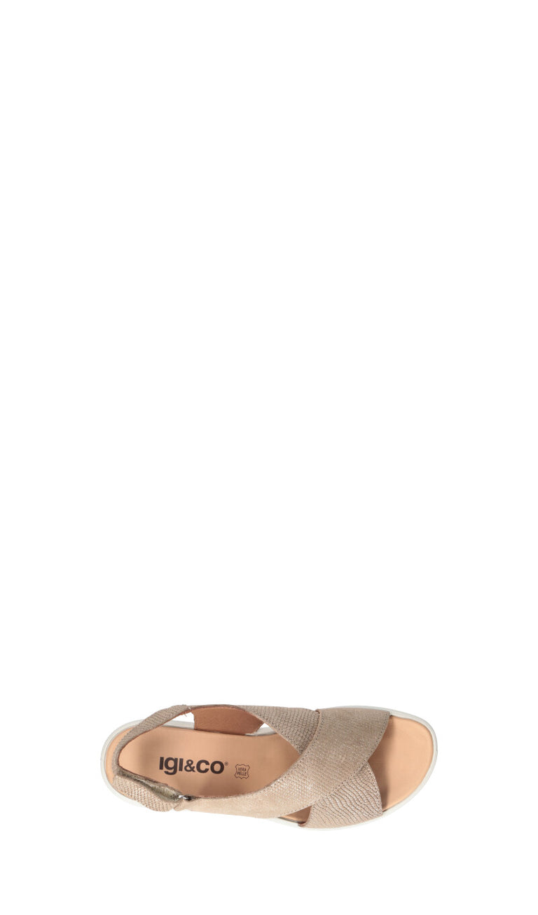 IGI&CO Sandalo donna champagne in pelle