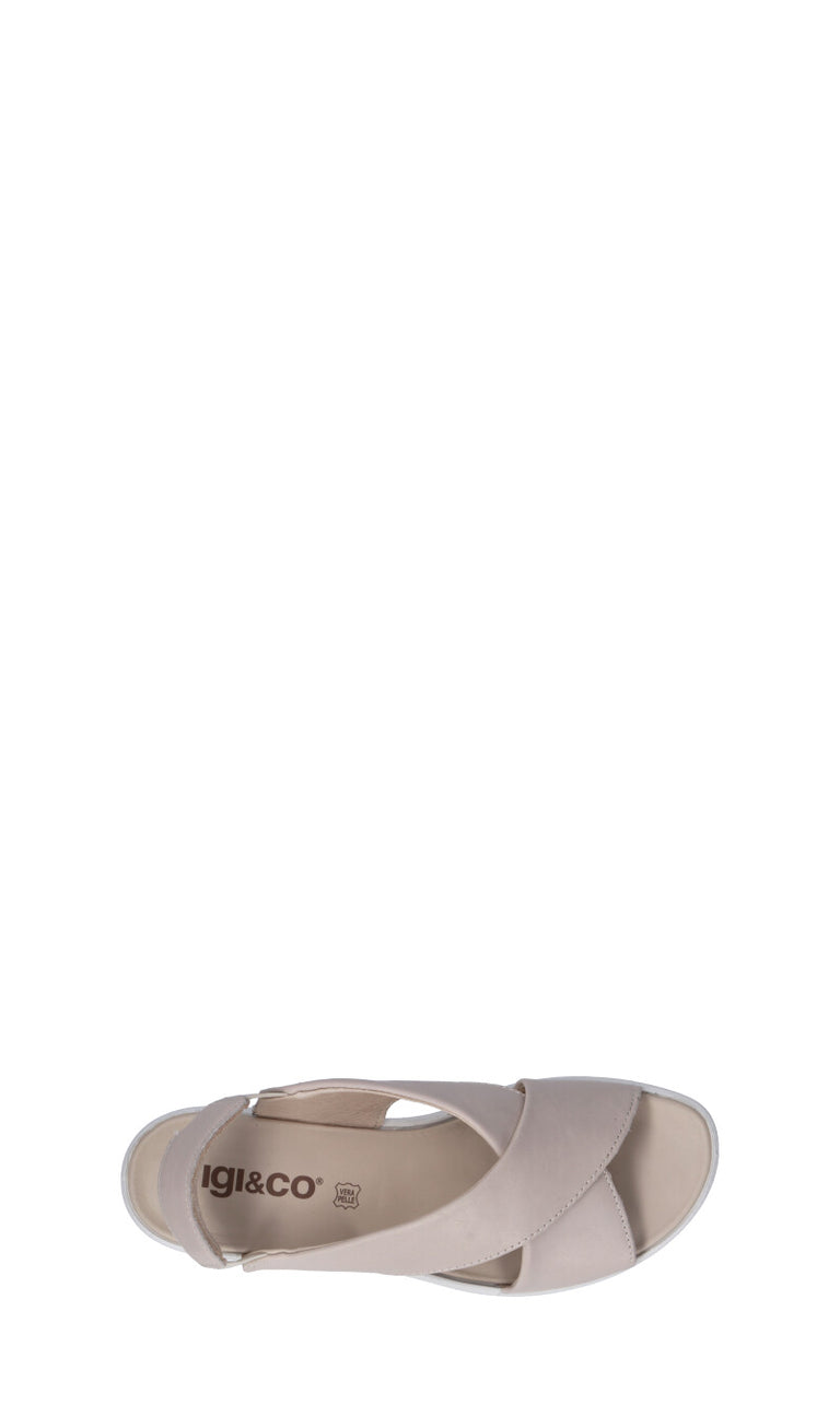 IGI&CO Sandalo donna panna in pelle
