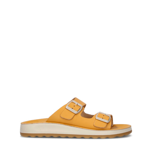 FLY FLOT Ciabatta donna gialla