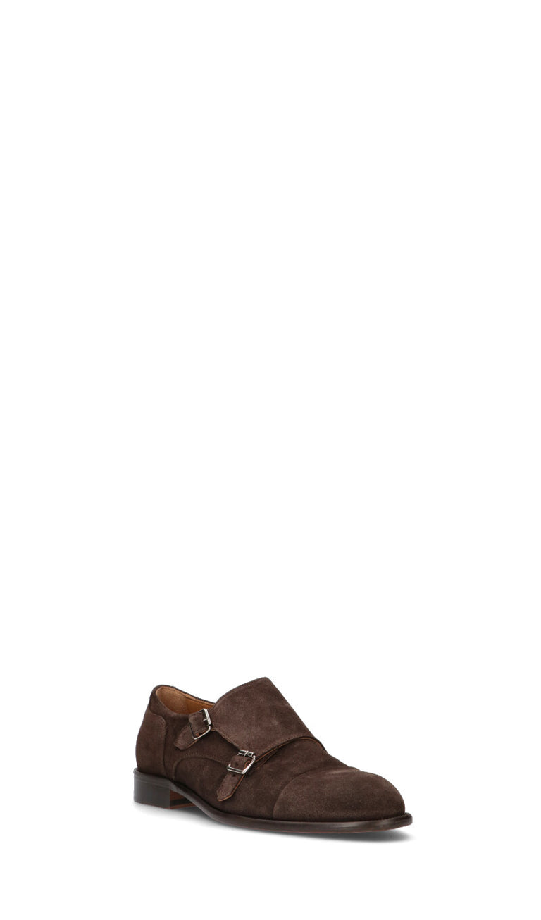 MEZZETINTE Stringata uomo marrone in suede