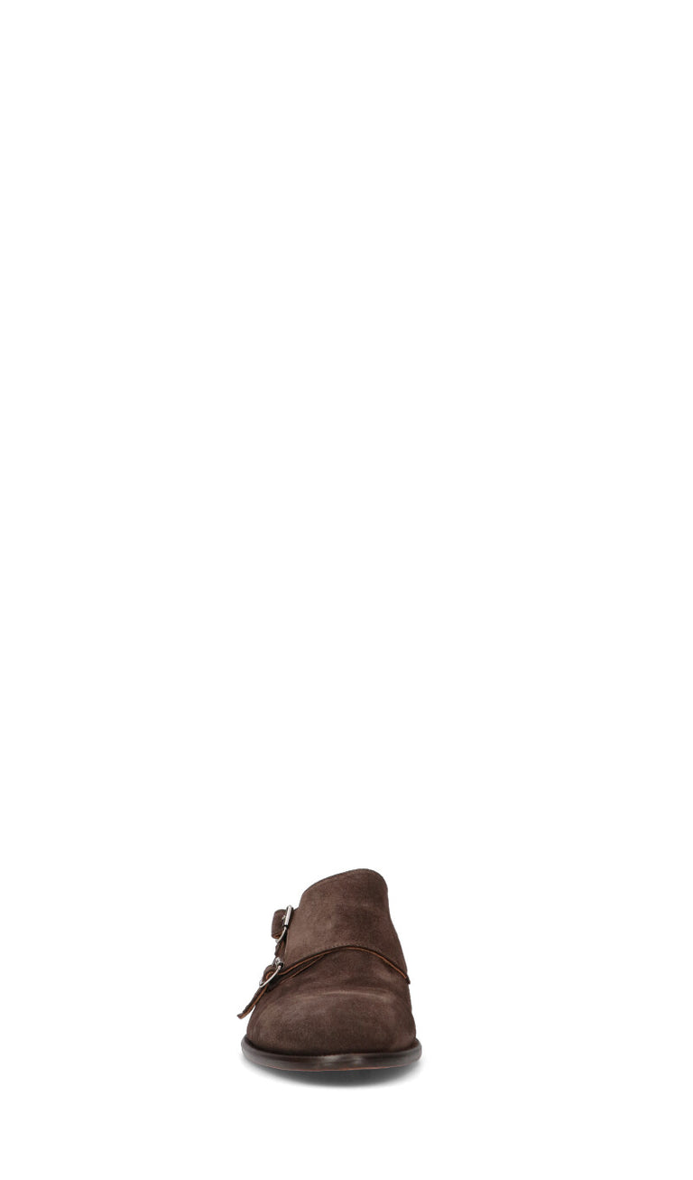 MEZZETINTE Stringata uomo marrone in suede