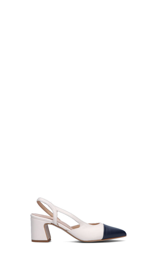 ALLESSENZA Slingback donna panna/blu