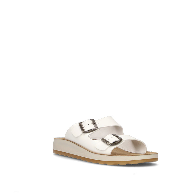 FLY FLOT Ciabatta donna bianca