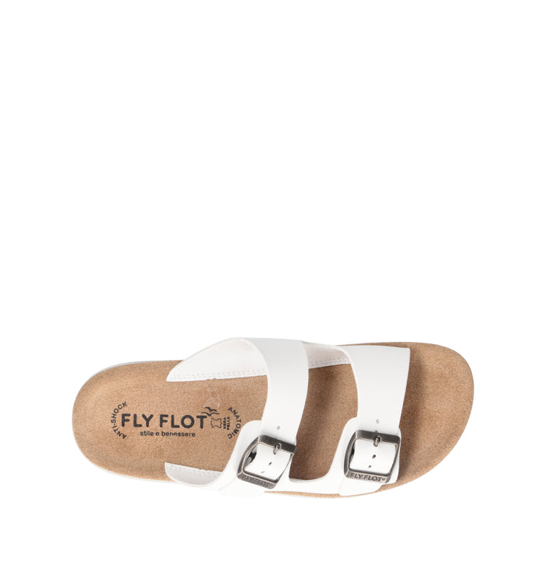 FLY FLOT Ciabatta donna bianca
