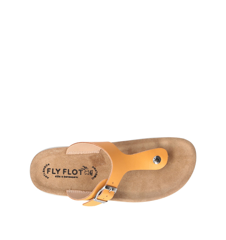 FLY FLOT Ciabatta donna gialla