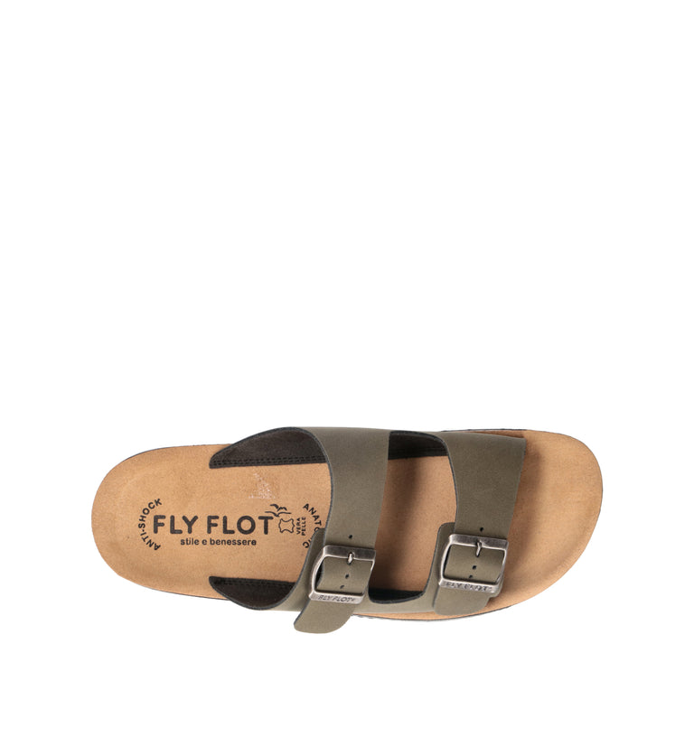 FLY FLOT Ciabatta uomo militare