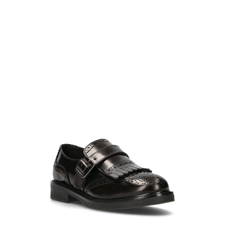 REBECCA VAN DIK Mocassino donna testa di moro