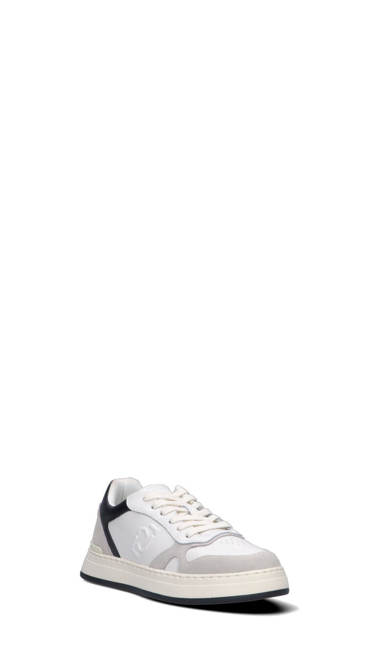 LIU JO Sneaker uomo bianca/nera in pelle