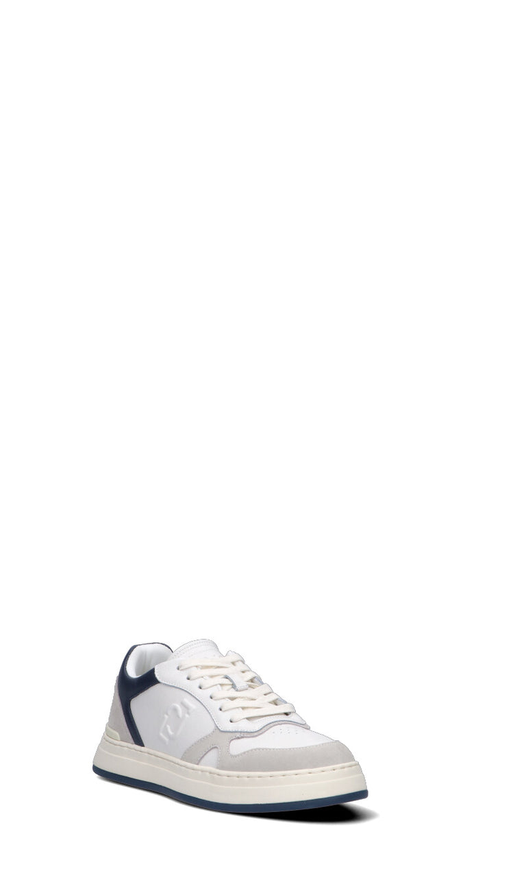 LIU JO Sneaker uomo bianca/blu in pelle