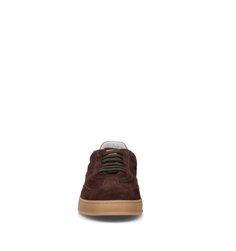 SOLDINI 80 Sneaker uomo marrone in suede