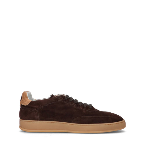 SOLDINI 80 Sneaker uomo marrone in suede