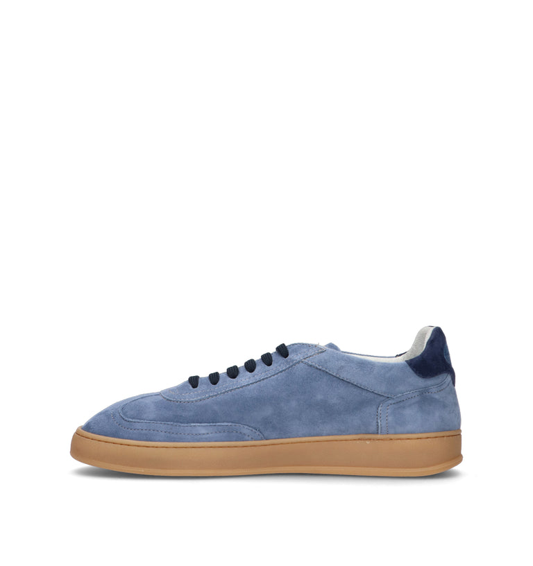 SOLDINI 80 Sneaker uomo avio/blu in suede