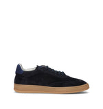 SOLDINI 80 Sneaker uomo blu in suede