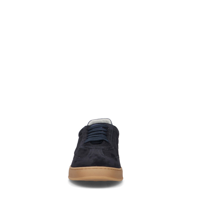 SOLDINI 80 Sneaker uomo blu in suede