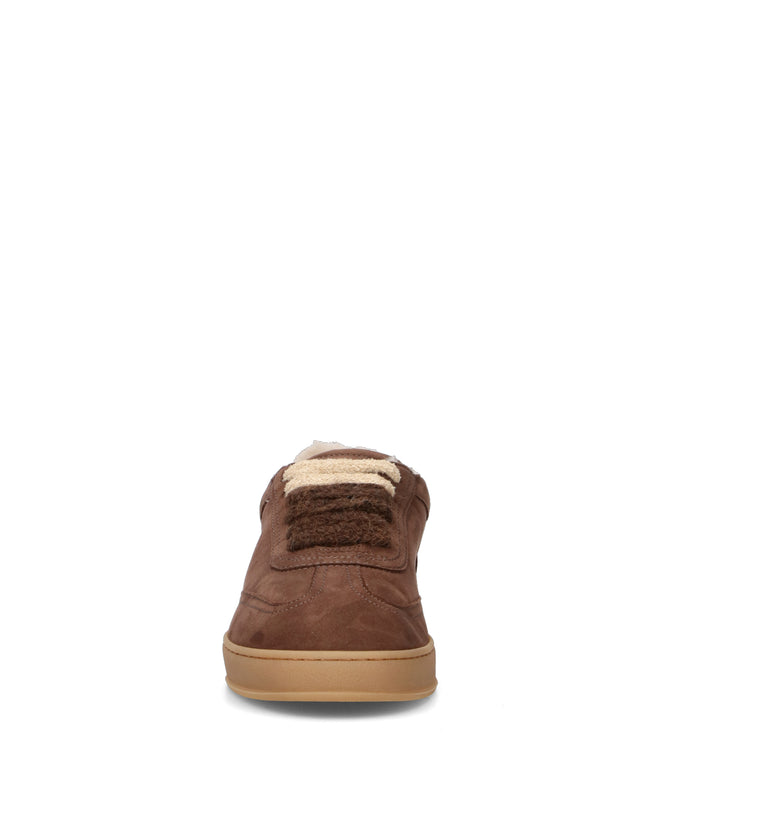 SOLDINI 80 Sneaker donna marrone in suede