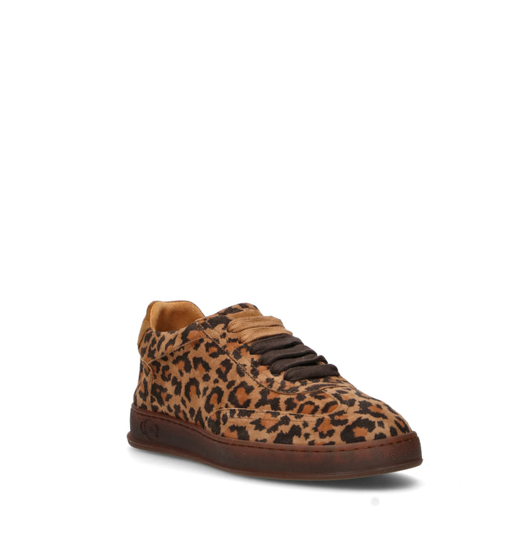 SOLDINI 80 Sneaker donna leopardata in suede