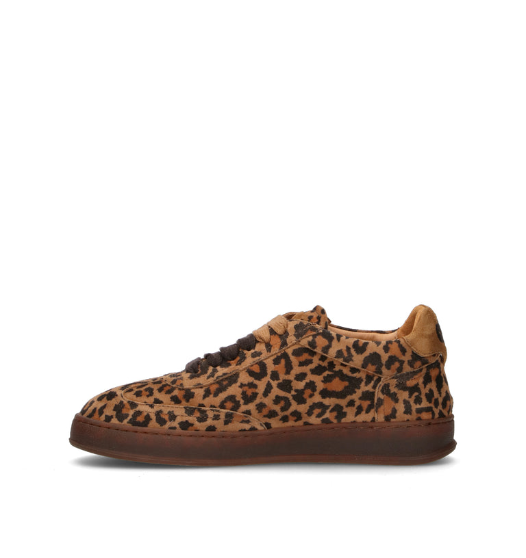 SOLDINI 80 Sneaker donna leopardata in suede