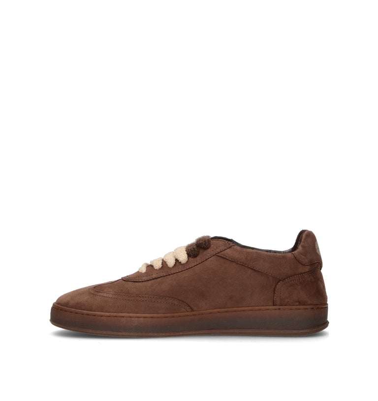 SOLDINI 80 Sneaker uomo marrone in suede