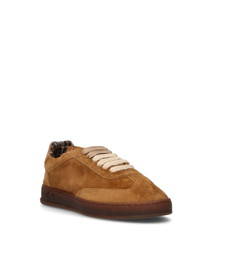 SOLDINI 80 Sneaker donna marron in suede