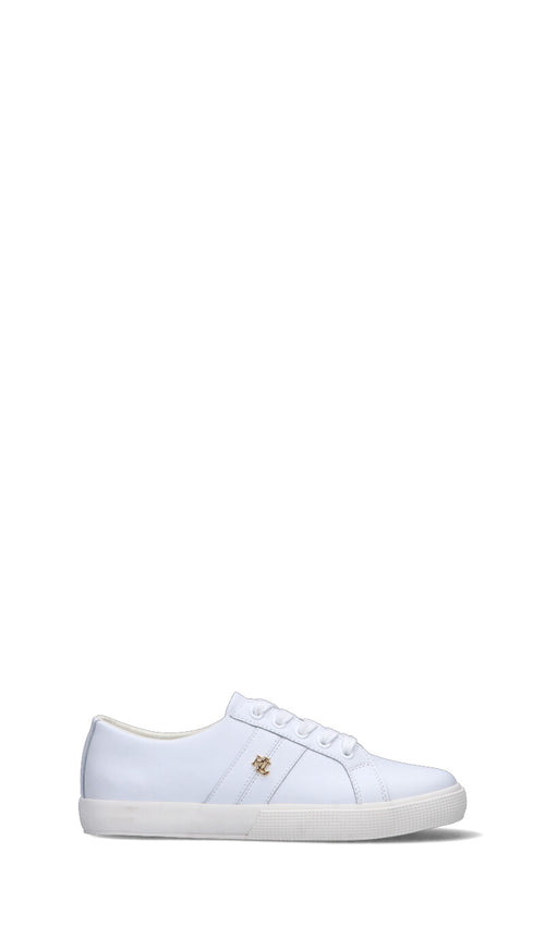 RALPH LAUREN Sneaker donna bianca in pelle