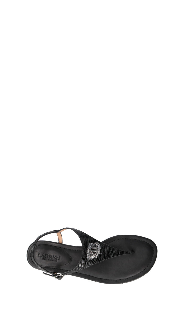 RALPH LAUREN Sandalo donna nero