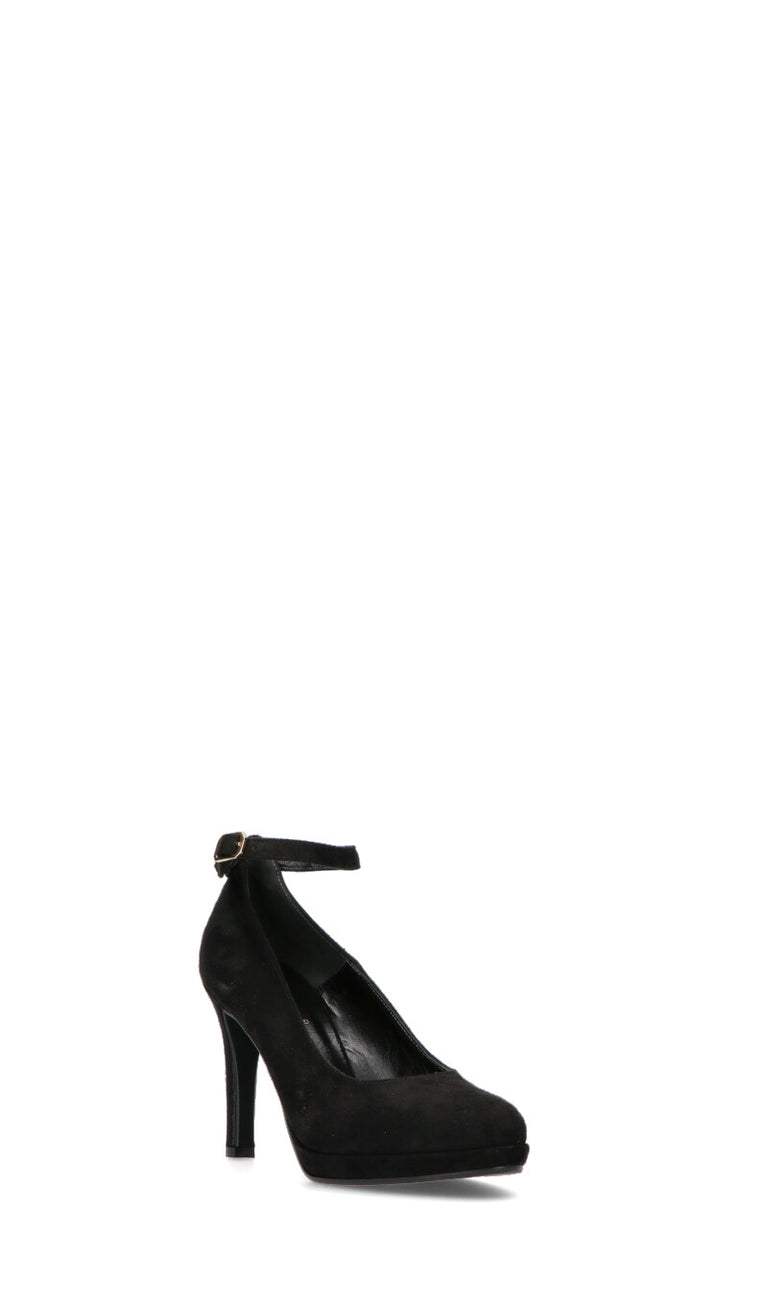 PERLAMARINA Décolleté donna nero in pelle