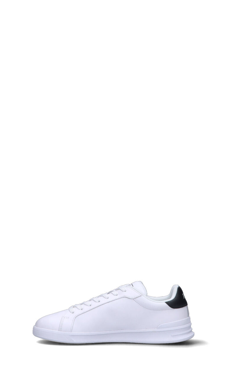 POLO RALPH LAUREN Sneaker uomo bianca/nera in pelle