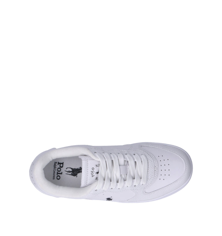 POLO RALPH LAUREN Sneaker donna bianca in pelle