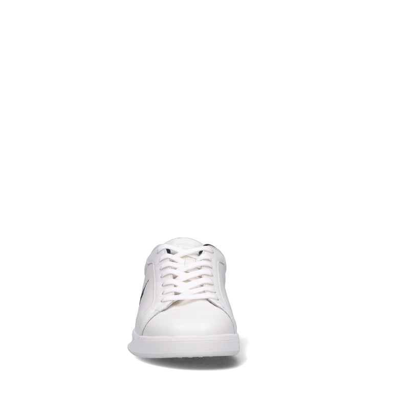 POLO RALPH LAUREN Sneaker uomo bianca/nera in pelle